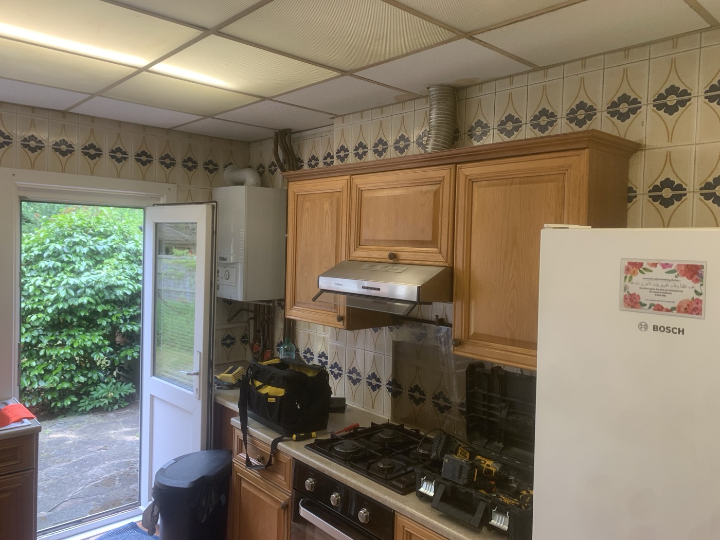 Kitchen before refurbishment Wanstead
