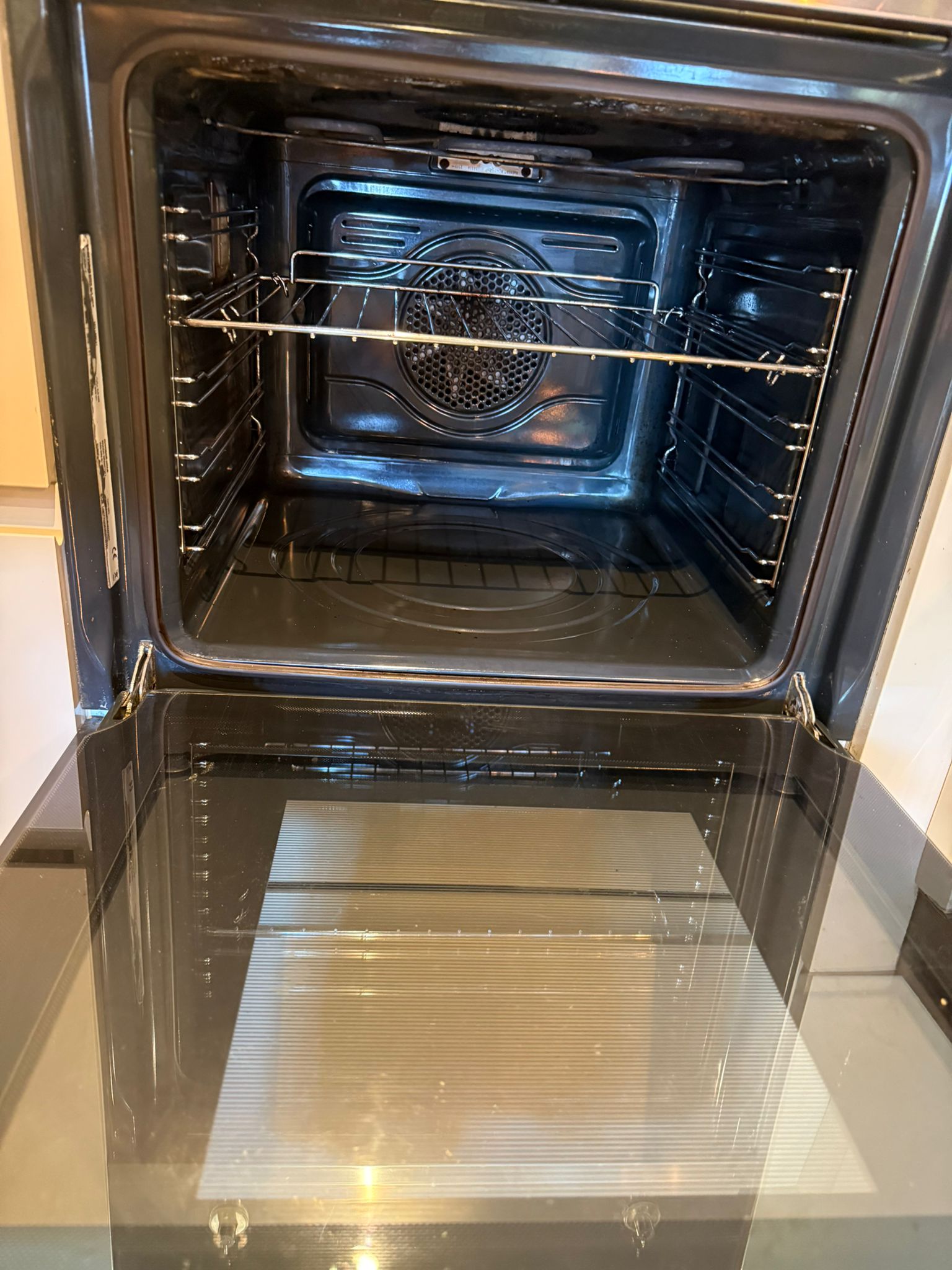 Professional oven cleaning